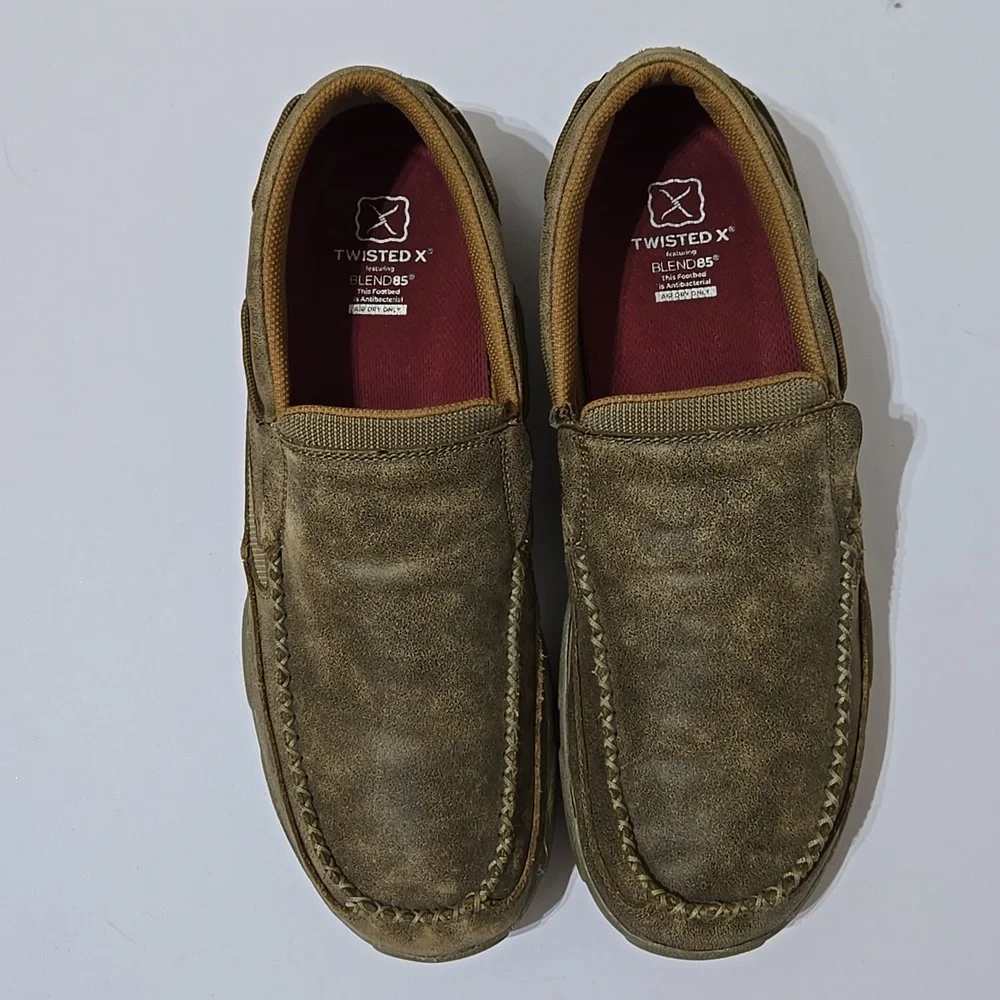 Twisted X Men's Slip-On Driving Moc Toe Loafers